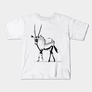 Male Gemsbok | African Wildlife Kids T-Shirt